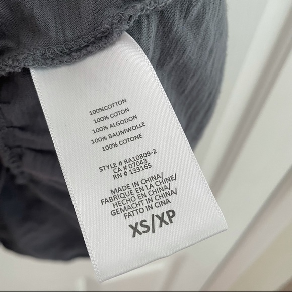 Anthropologie Eri+Ali Gray Peplum Top - Picture 6 of 6